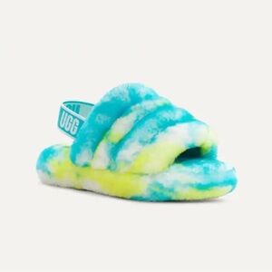 UGG Fluff Yeah Slide Marble Sz‎ 4